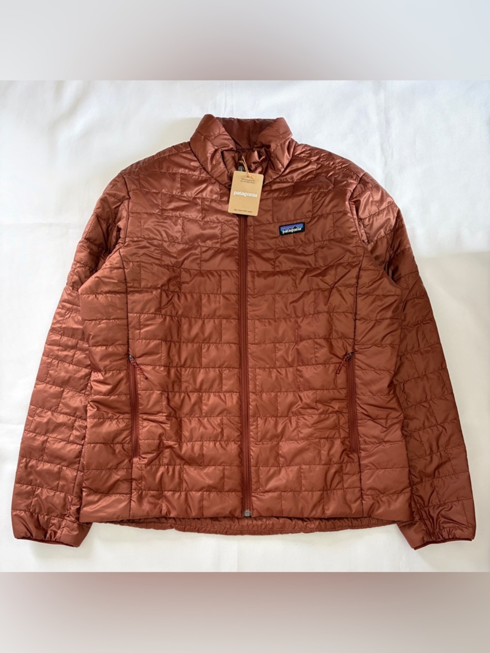Patagonia Nano Puff Jacket Men’s Size L Dried Vanilla FA25